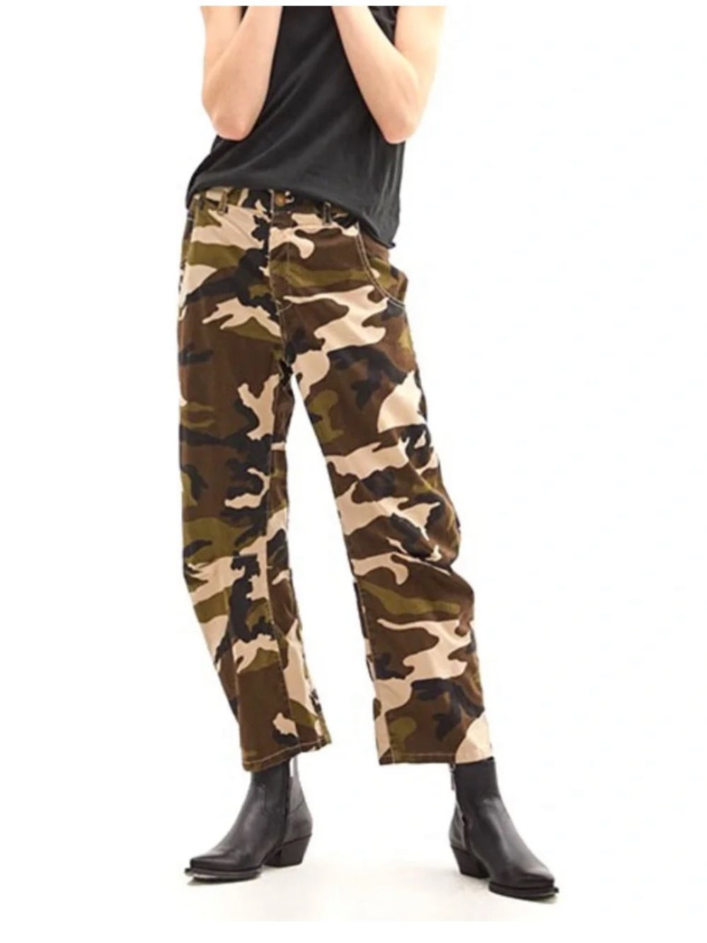 Nili Lotan Emerson Pant in Camo Sz 0 NWOT Barrel
